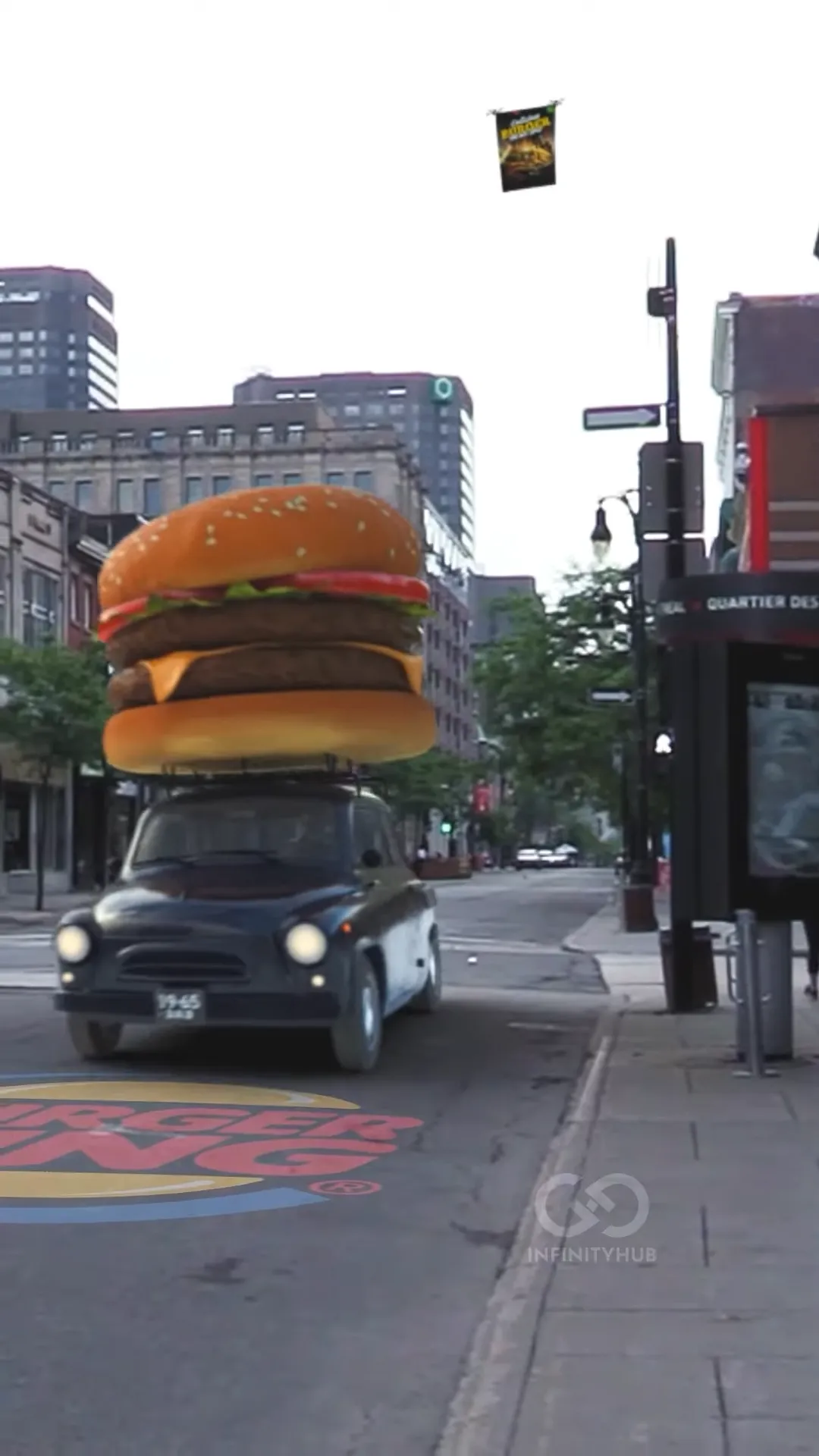 Burger CGI video